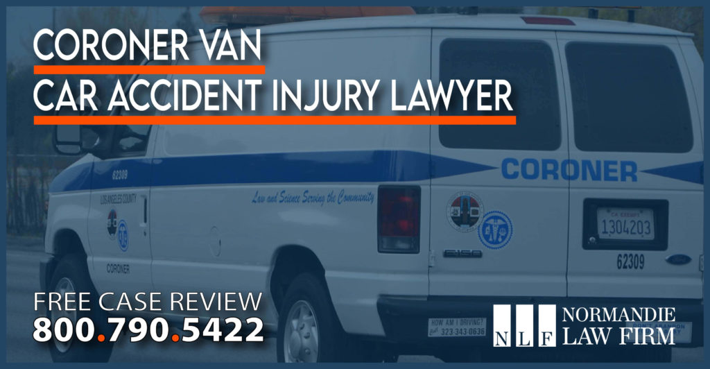 Coroner Van - Car Accident Injury Lawyer attorney sue lawsuit incident