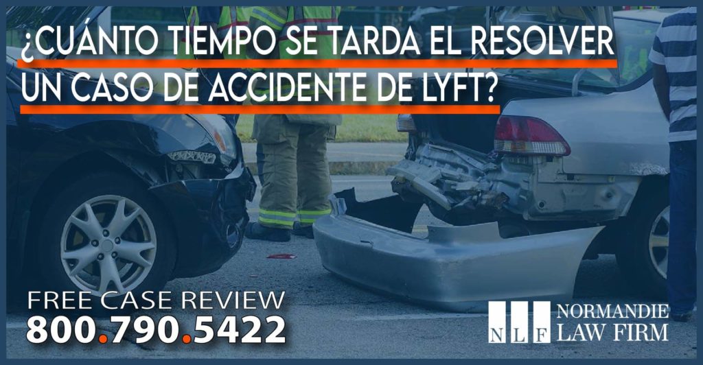 Cuánto tiempo se tarda el resolver un caso de accidente de Lyft