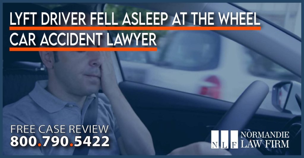 Lyft Driver Fell Asleep at the Wheel - Car Accident Lawyer lawsuit rideshare incident liability incident sue compensation