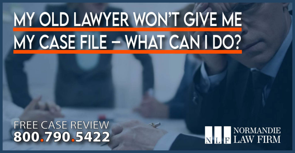 My Old Lawyer won’t Give me my Case File – What can I do incident lawsuiit compensation hiding evidence complaint legal action
