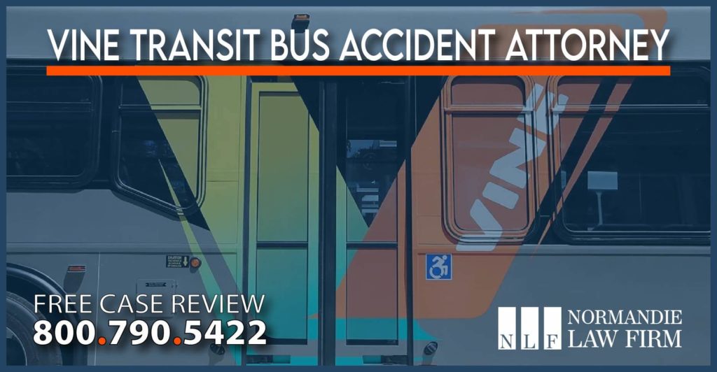 VINE Transit Bus Accident Attorney lawyer sue compensation liability lawsuit personal injury incident