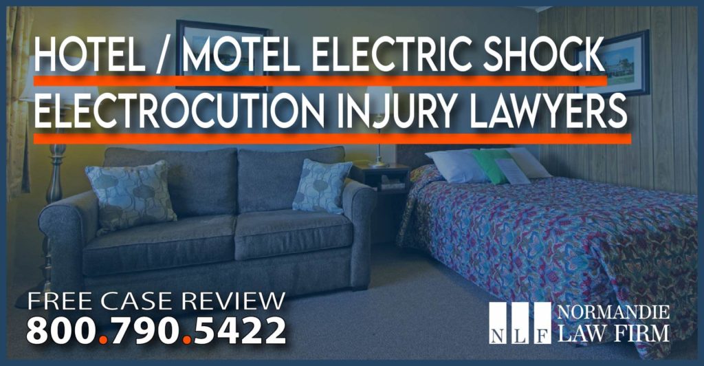 Hotel Motel Electric Shock - Electrocution - Injury - Lawyer Lawsuits injury accident incident sue lawsuit