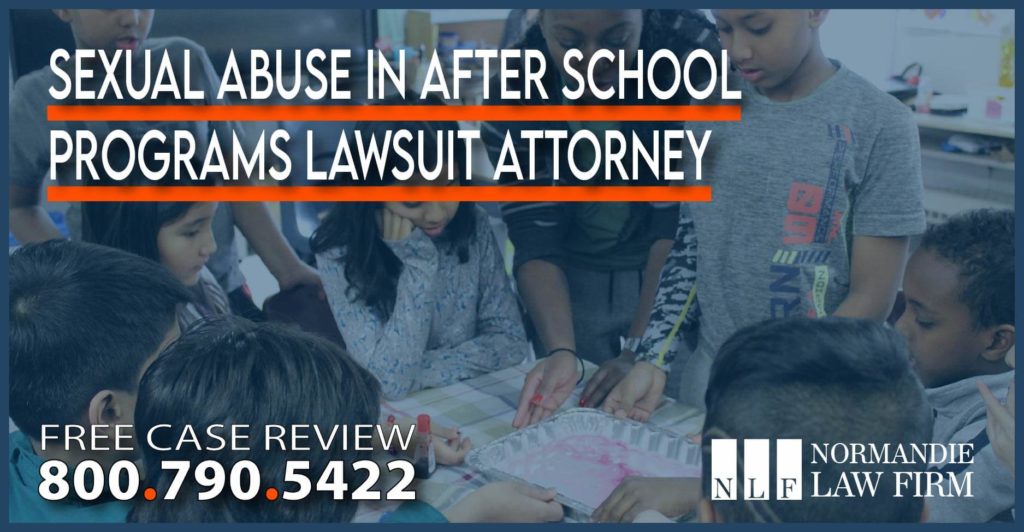 Sexual Abuse in After School Programs Lawsuit Attorney sue lawyer assault injury compensation liability
