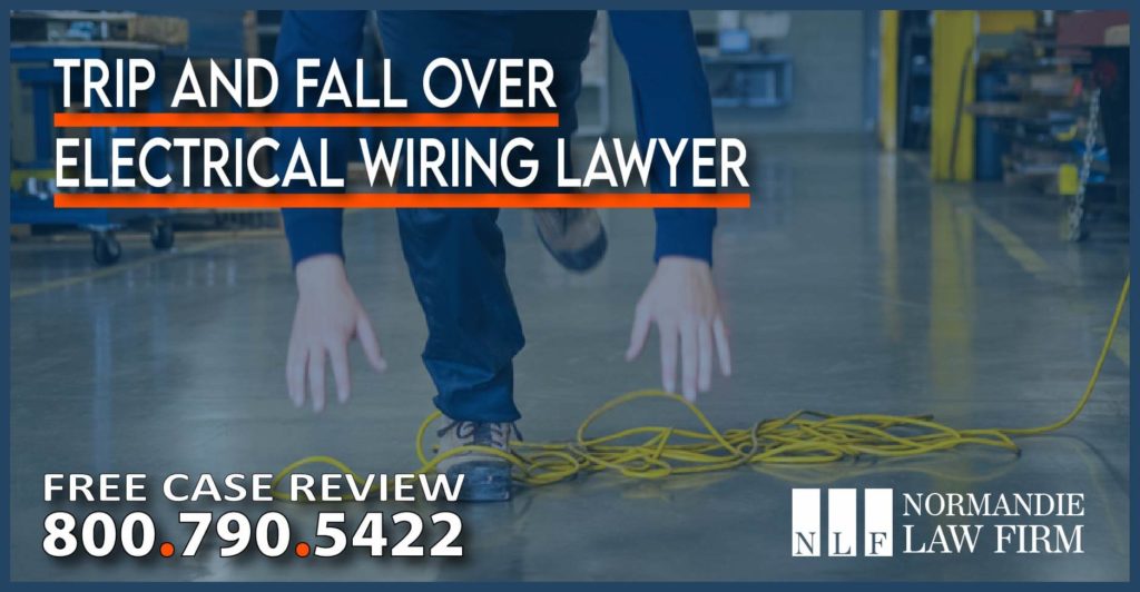 Trip and Fall over Electrical Wiring Lawyer personal injury lawyer attorney sue compensation lawsuit incident accident