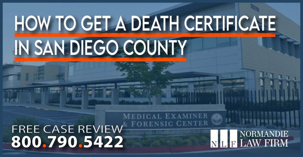 how to get a death certificate in san diego county lawyer lawsuit sue