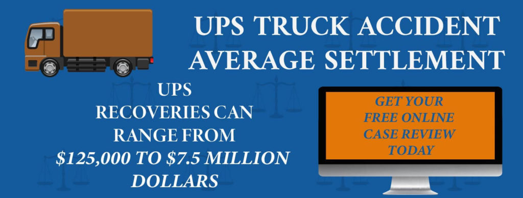 ups truck accident average settlement
