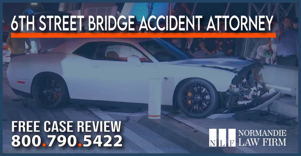 6th Street Bridge Accident Attorney lawyer street racing incident sue compensation lawsuit medical cost suffering