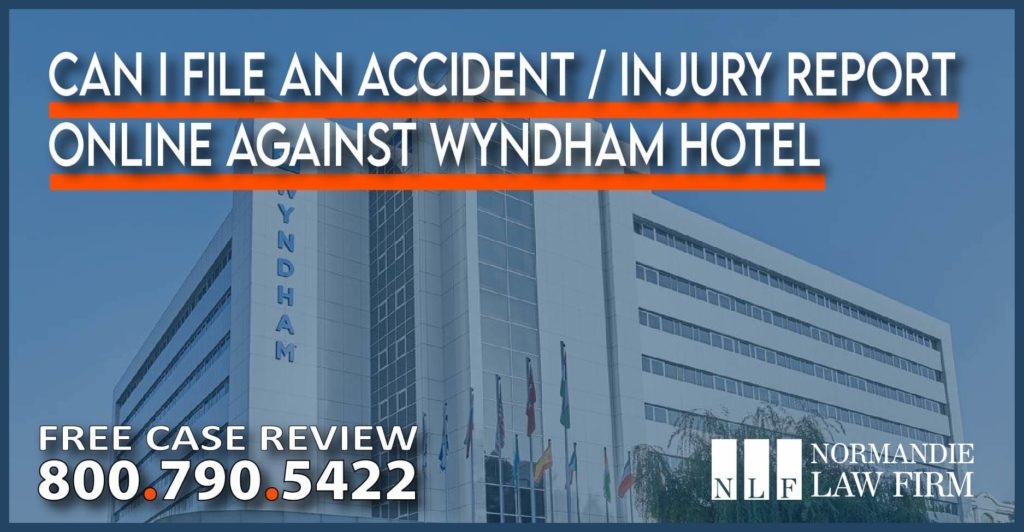 Can I File an Accident Injury Report against wyndham lawyer attorney sue compensation lawsuit
