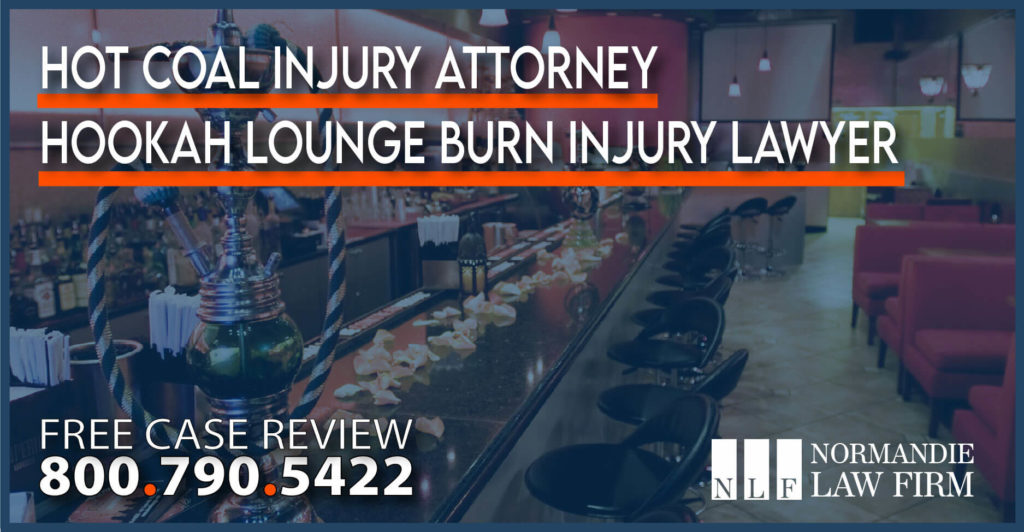 Hot Coal Injury Attorney - Hookah Lounge Burn Injury Lawyer sue lawsuit compensation incident accident liability