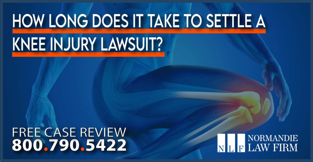 How long does it take to Settle a Knee Injury Lawsuit lawyer attorney sue incident accident