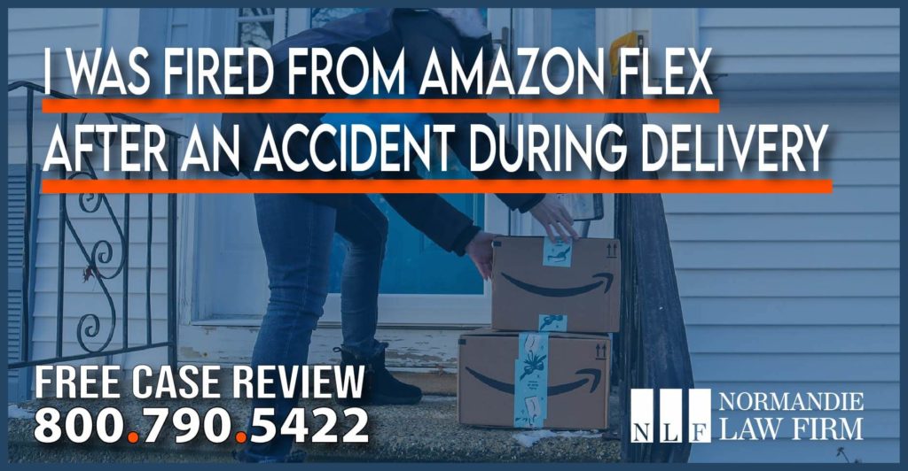 I was fired from Amazon Flex after an Accident During Delivery personal injury laibility lawyer lawsuit incident accident sue compensation