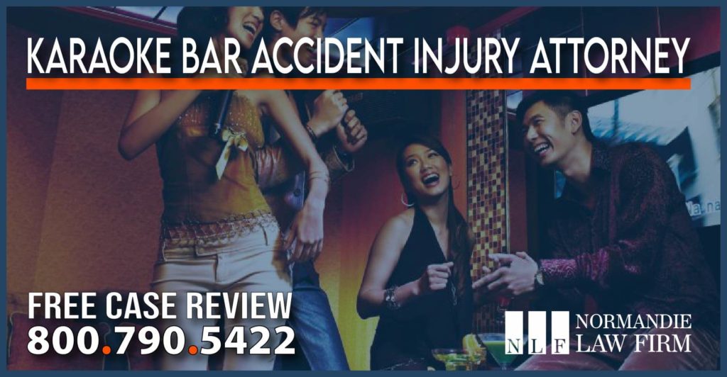 Karaoke Bar Accident Injury Attorney lawyer sue liability incident personal injury compensation
