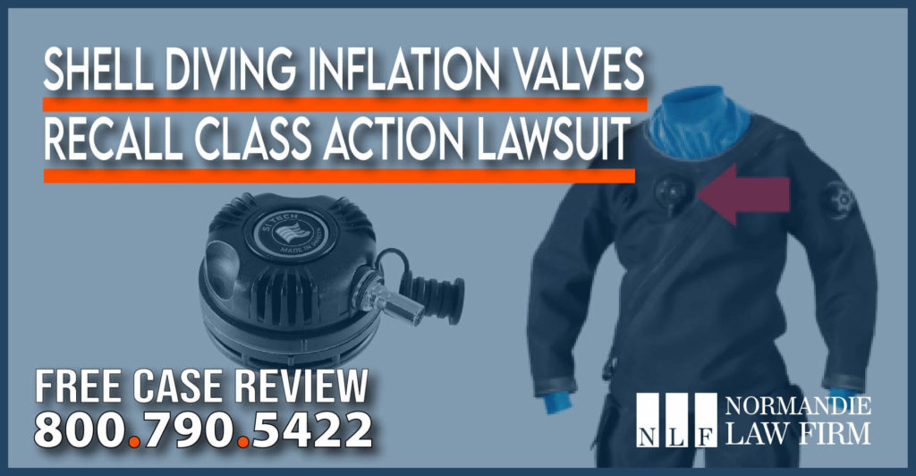 Shell Diving Inflation Valves Recall Class Action Lawsuit lawyer product liability attorney sue compensation