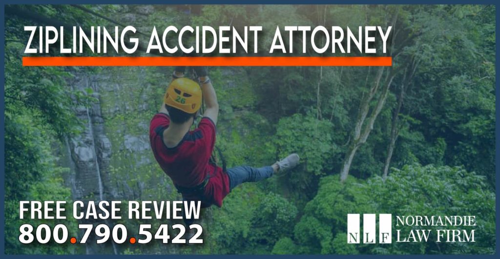 Ziplining Accident Attorney lawyer lawsuit personal injury incident sue liability compensation