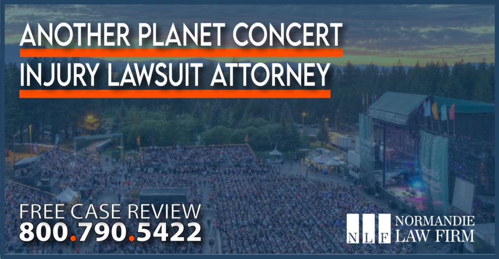 another planet concert injury lawsuit lawyer attorney sue compensation