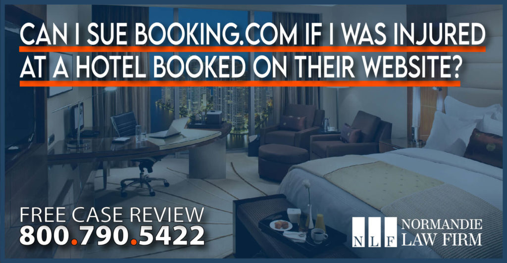 Can I Sue Booking.com if I was Injured at a Hotel Booked on their Website personal injury incident accident sue lawsuit