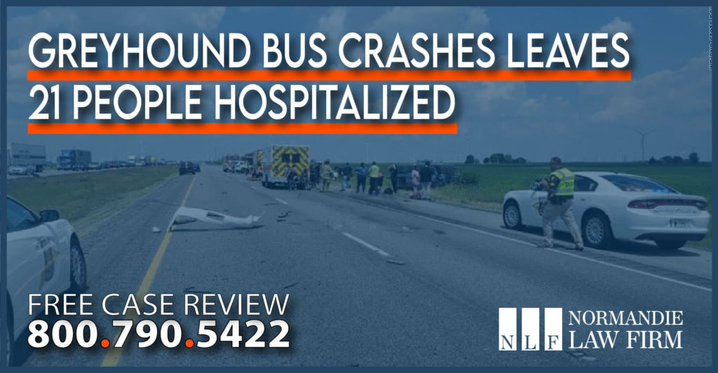 Greyhound Bus Crashes Leaves 21 People Hospitalized – Greyhound Bus Accident Attorney lawyer lawsuit liability incident accident