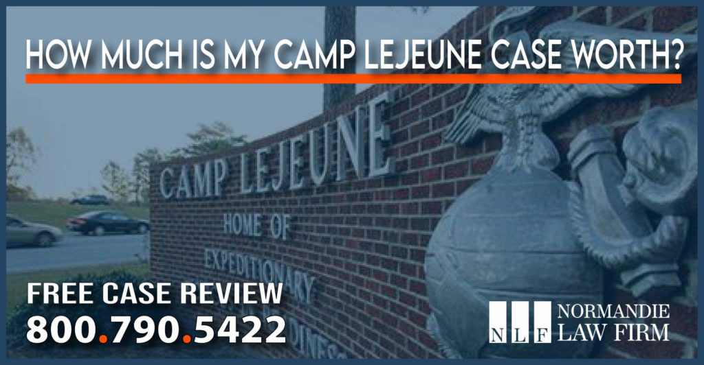 How much is my Camp Lejeune Case Worth lawyer attorney sue compensation lawsuit liability personal injury