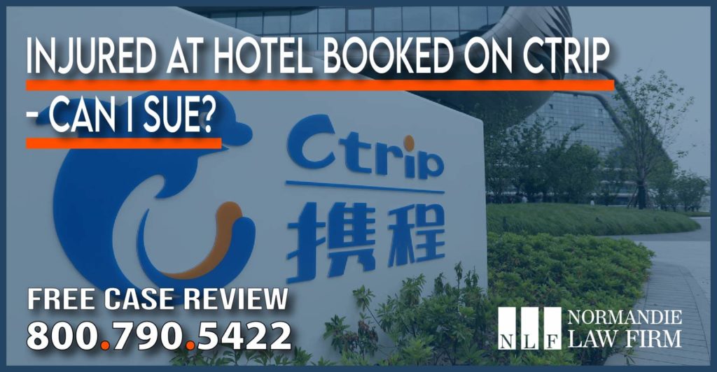 Injured at Hotel Booked on CTRIP - Can I Sue lawyer premise liability compensation lawsuit injury