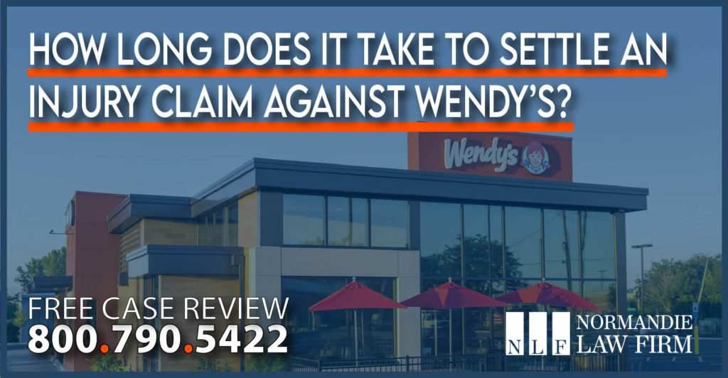 how long does it take to settle an injury claim against wendys slip and fall personal injury lawyer attorney sue compensation liability