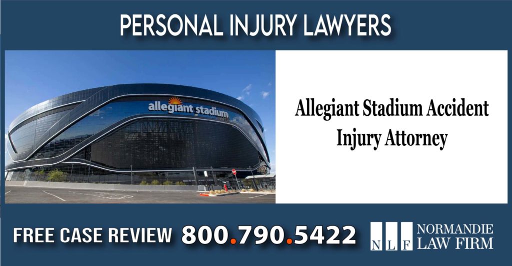 Allegiant Stadium Accident Injury Attorney personal incident lawyer sue lawsuit