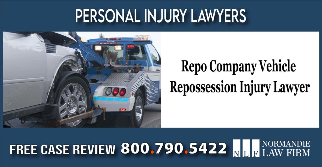 Repo Company Vehicle Repossession Injury Lawyer lawsuit attorney sue liability compensation
