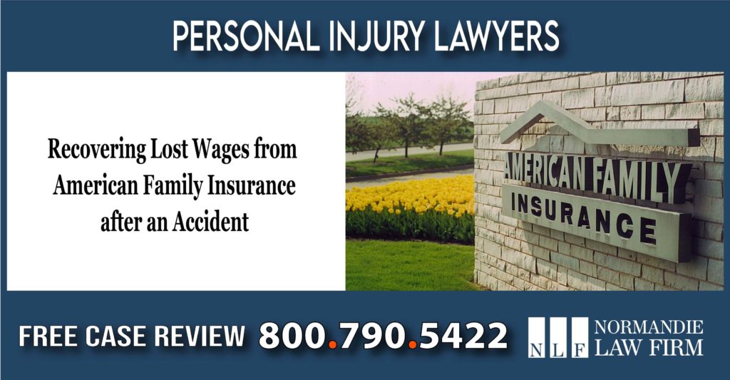 Recovering Lost Wages from American Family Insurance after an Accident lawyer attorney sue compensation lawsuit