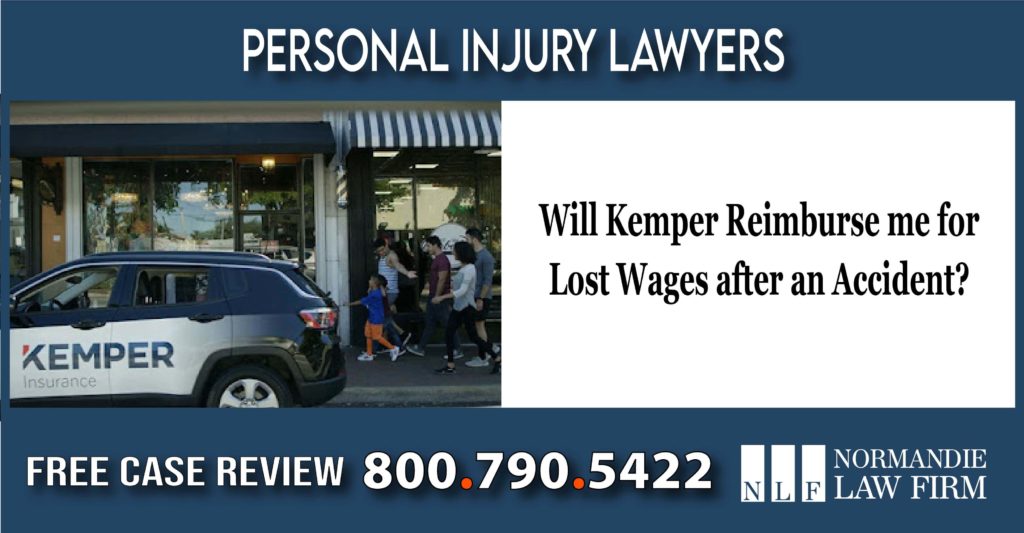 Will Kemper Reimburse me for Lost Wages after an Accident lawyer attorney incident lawsuit sue