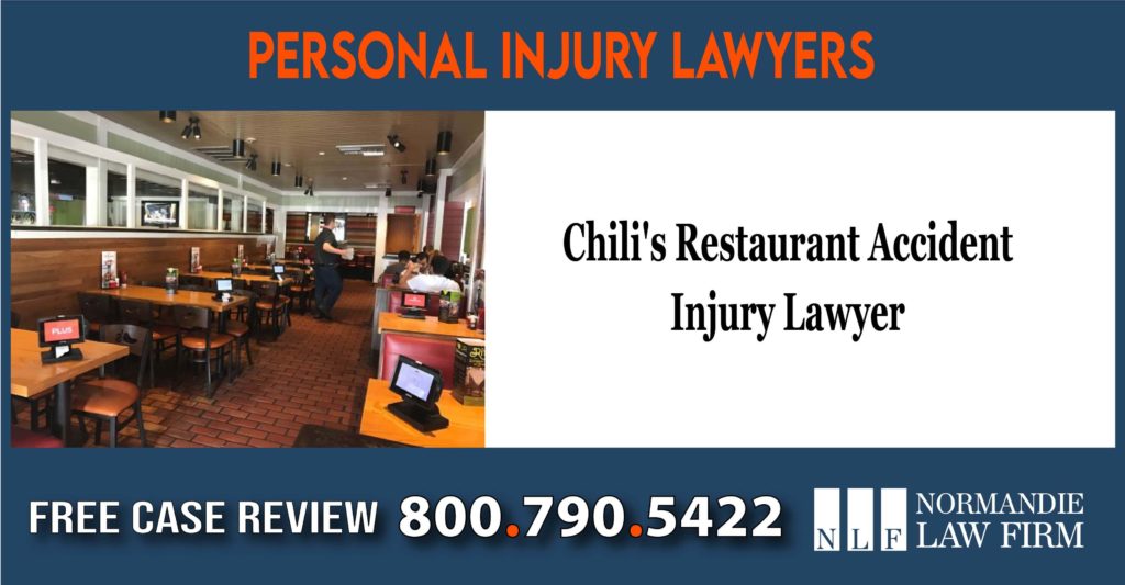 Chili's Restaurant Accident Injury Lawyer incident sue compensation lawsuit