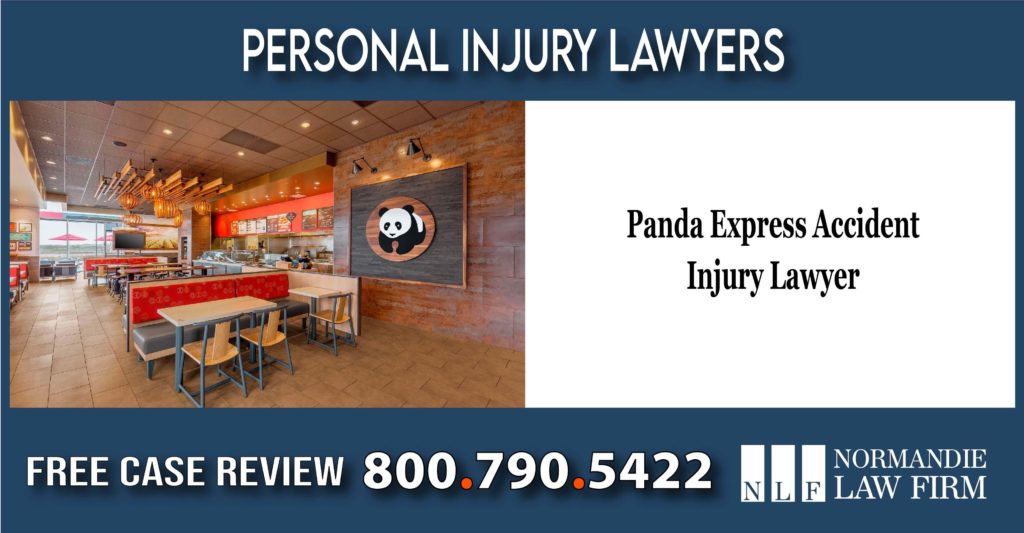 Panda Express Accident Injury Lawyer attorney slip incident fall trip lawsuit liability
