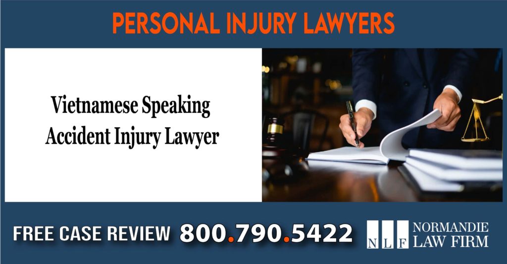 Vietnamese Speaking Accident Injury Lawyer sue lawsuit attorney vietnam