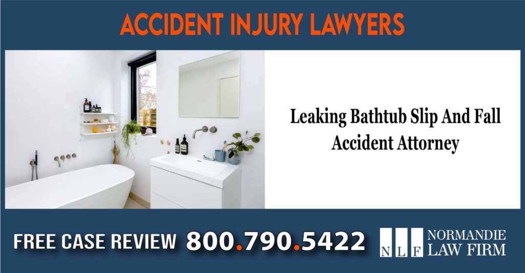 Leaking Bathtub Slip And Fall Accident Attorney incident liability rent airbnb lawyer lawsuit