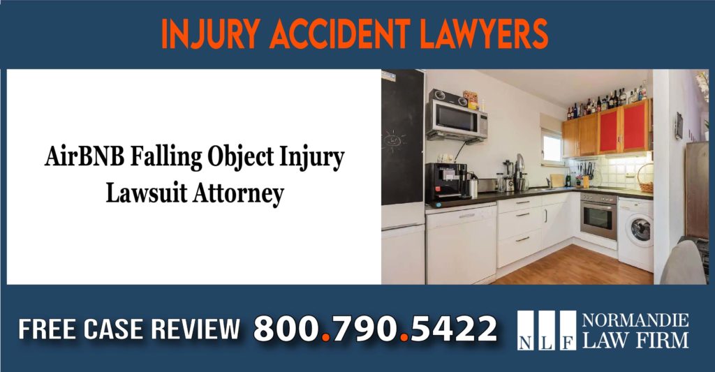 AirBNB Falling Object Injury Lawsuit Attorney lawsuit lawyer incident liability