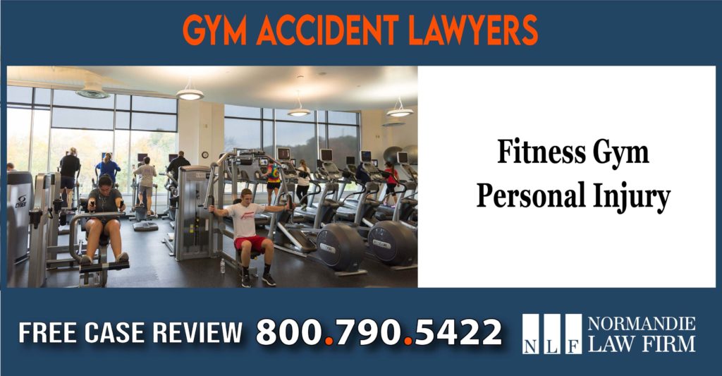 Fitness Gym Personal Injury lawsuit lawyer attorney compensation incident