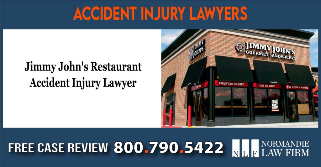 Jimmy Johns Restaurant Accident Injury Lawyer sue lawsuit attorney compensation incident