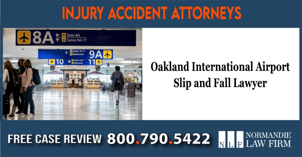 Oakland International Airport Slip and Fall - Trip and Fall Lawyer incident liability liable sue compensation