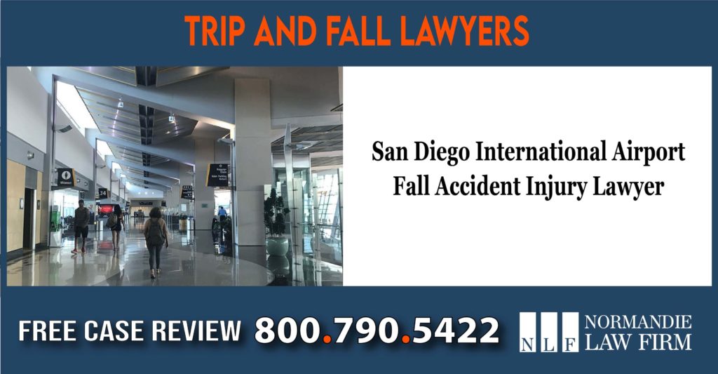 San Diego International Airport Fall Accident Injury Lawyer - incident liability liable sue compensation