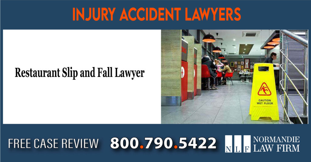 restaurant slip and fall lawyer sue lawsuit compensation liability