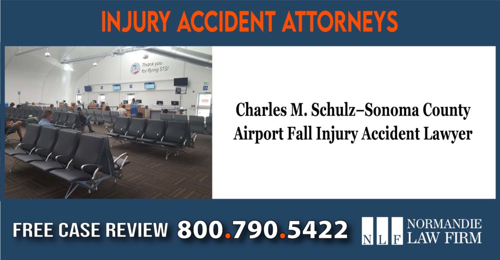 Charles M. Schulz–Sonoma County Airport Fall Injury Accident Lawyer attorney sue compensation lawsuit