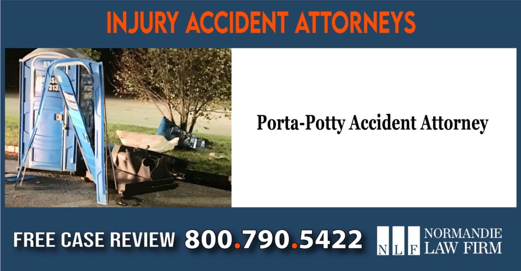 Porta-Potty Accident Attorney lawyer sue lawsuit compensation liability