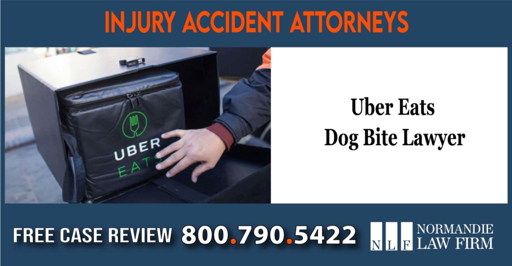 Uber Eats Dog Bite Lawyer attorney lawsuit sue compensation liability incident accident