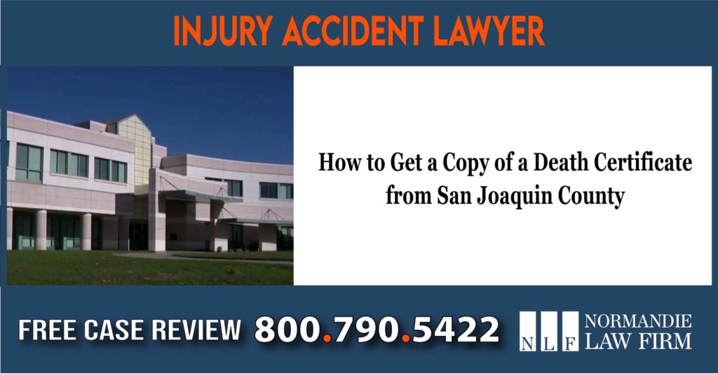 How to Get a Copy of a Death Certificate from San Joaquin County