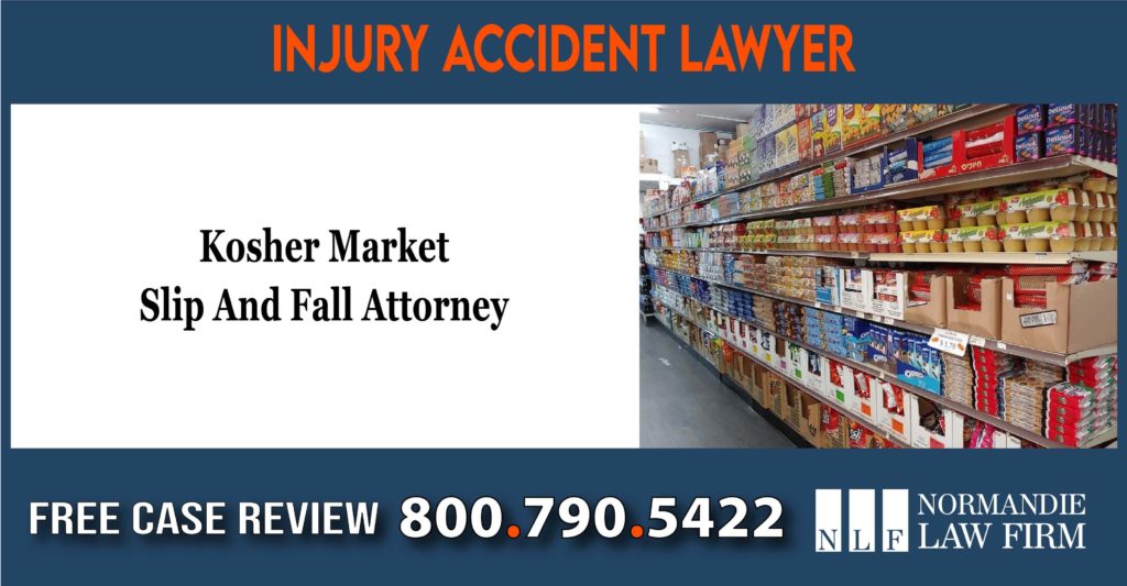 La Brea Kosher Market lawyer attorney sue lawsuit compensation incident