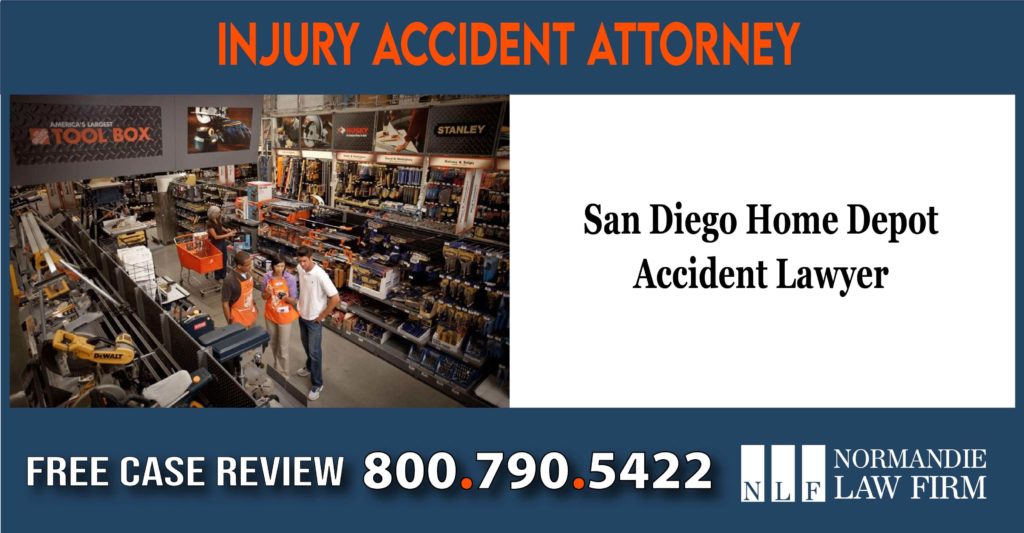 San Diego Home Depot Accident Lawyer liability compensation attorney sue liable