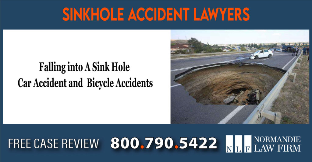 Falling into A Sink Hole - Car Accident, Bike and Bicycle Accidents - LA, San Diego, Bay Area, Sacramento