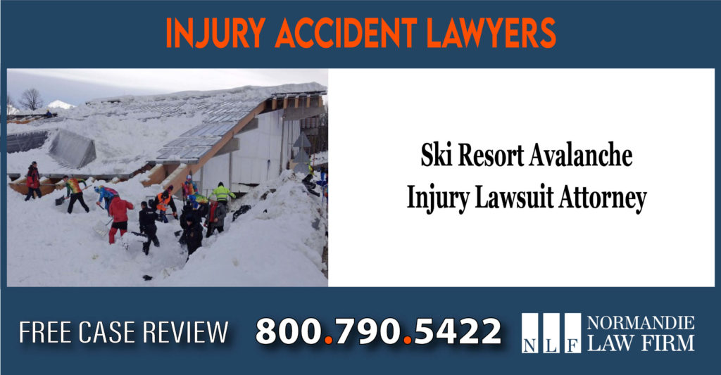 Ski Resort Avalanche Injury Lawsuit Attorney lawyer