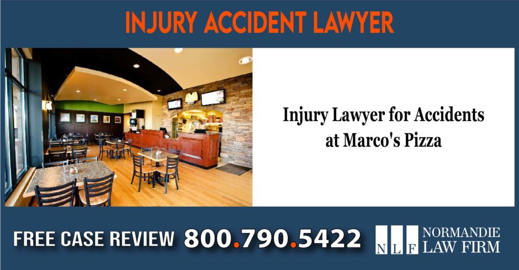 Injury Lawyer for Accidents at Marco's Pizza lawyer attorney liability sue