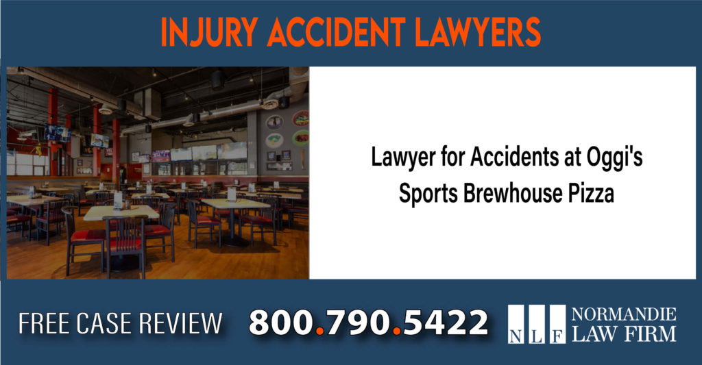 Lawyer for Accidents at Oggi's Sports Brewhouse Pizza lawyer attoreney