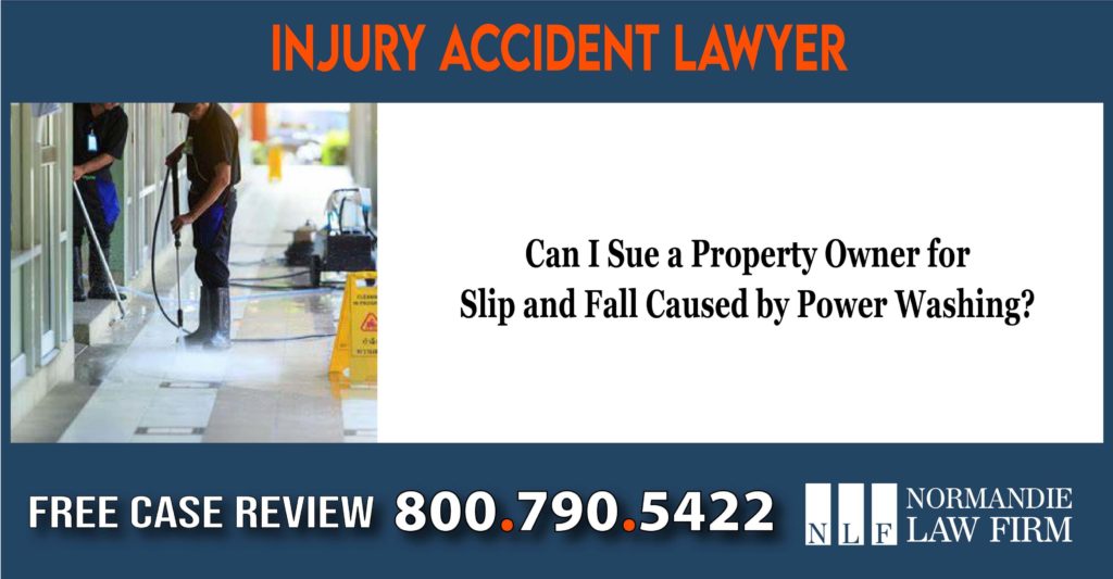 Can I Sue a Property Owner for Slip and Fall Caused by Power Washing sue lawsuit compensation incident