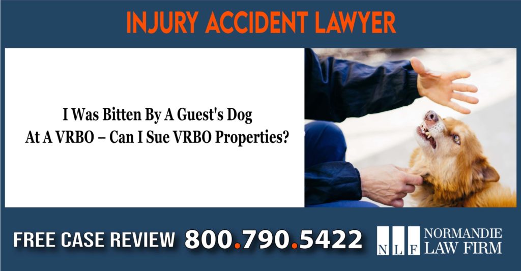 I Was Bitten By A Guest's Dog At A VRBO – Can I Sue VRBO Properties sue lawsuit lawyer attorney compensation incident